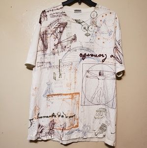 Vintage Leonardo Davinci Art Wildwood Production T-Shirts